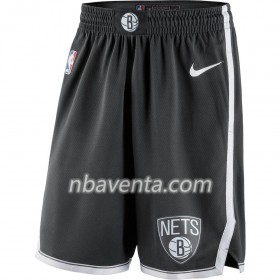 Brooklyn Nets Hombre Pantalones Negro 2018-19 Nike Swingman